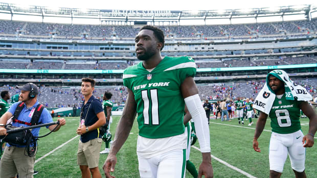 Jets Agree to Trade WR Denzel Mims to Lions, per Report